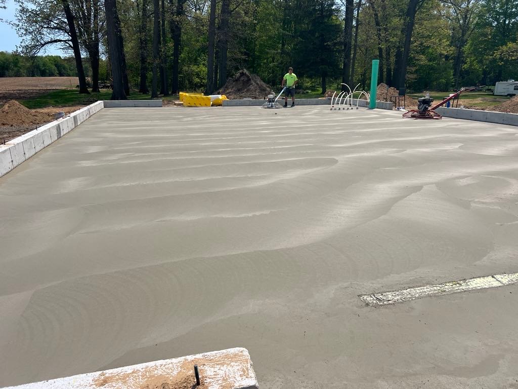 concrete finishing