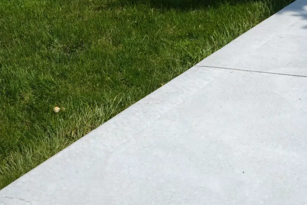 Finished concrete walkway by Brosco Concrete