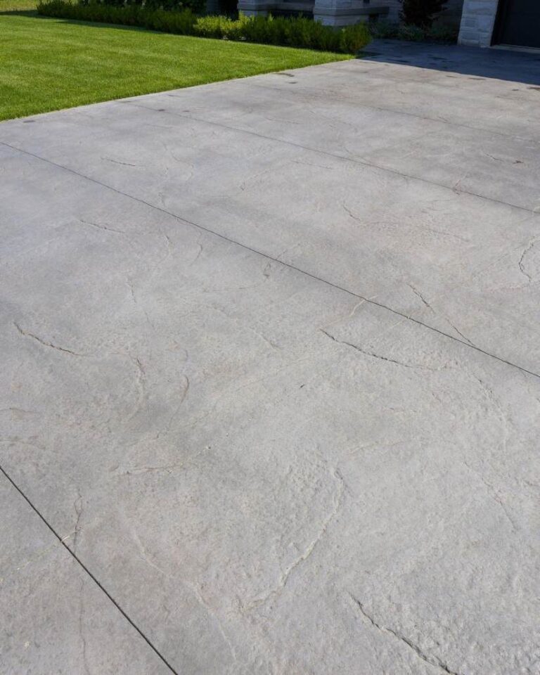 Old Granite stamped concrete texture