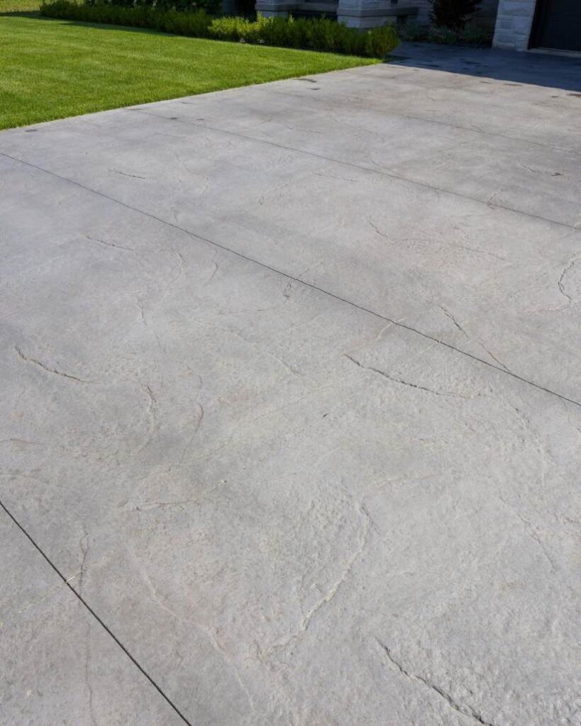 Old Granite stamped concrete texture